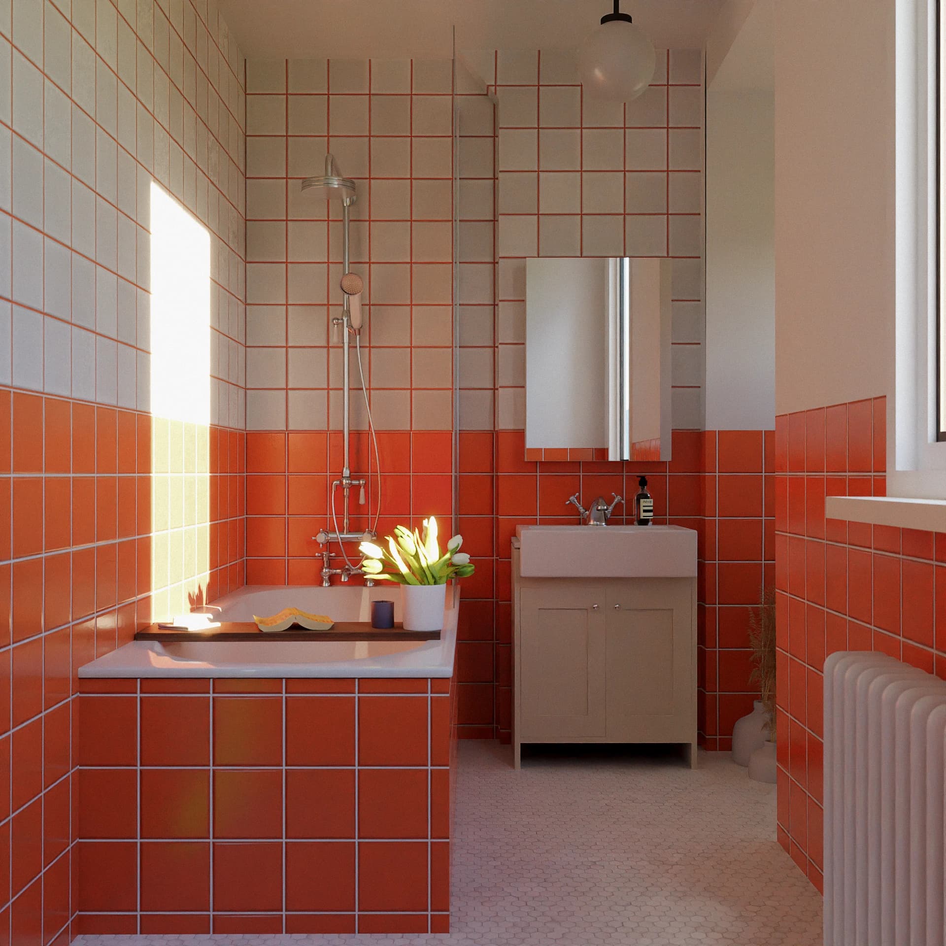 Bathroom design and renovation project in E7